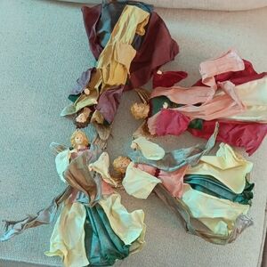 Vintage 1950s Paper Machette Tree Topper Angels